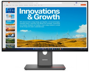 LENOVO 23.8" P24QD-40 QHD IPS 16:9 120HZ DP/HDMI/USB-C(140W)/RJ45